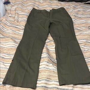 Olive Green Women's Pants